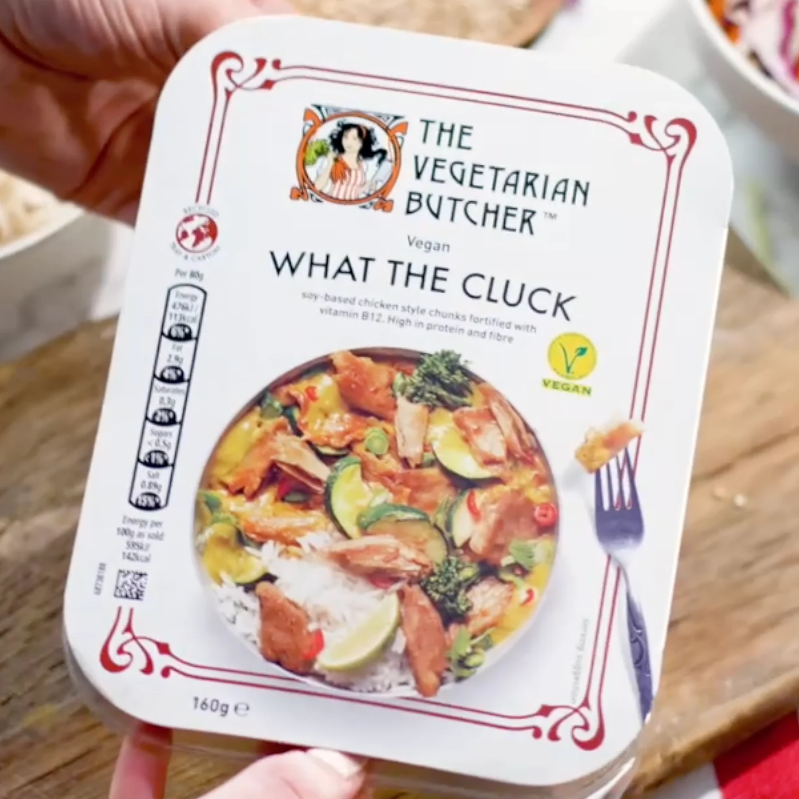 Vegetarian Butcher food packaging